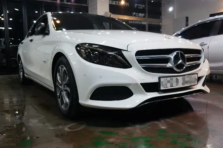 안산랩핑 벤츠C220d 사이드미러+손잡이+앞뒤라이트필름 / 안산시 단원구 고잔동