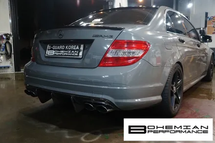 안산전체랩핑 벤츠C63amg 다크그레이 at 보헤미안 / 안산시 단원구 고잔동
