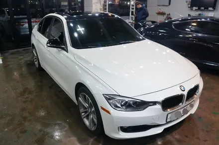 BMW320d 루프스킨+쫄대+사이드미러랩핑 안산 보헤미안퍼포먼스 / 안산시 단원구 고잔동