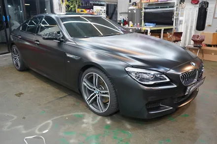 사틴 블랙 전체랩핑 bmw 640d 보헤미안퍼포먼스 / 안산,시흥,화성