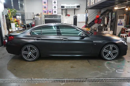 사틴 블랙 전체랩핑 bmw 640d 보헤미안퍼포먼스 / 안산,시흥,화성