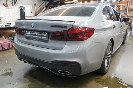 520d g30 테일램프 라이트 필름 스모그 + 도어 랩핑 재시공 / 안산,시흥,화성
