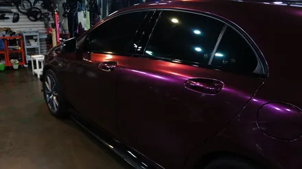 벤츠 a45amg 전체랩핑 에이버리 신컬러 펀퍼플 fun purple 보헤미안퍼포먼스 / 안산,시흥,화성