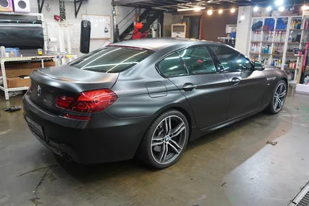 사틴 블랙 전체랩핑 bmw 640d 보헤미안퍼포먼스 / 안산,시흥,화성