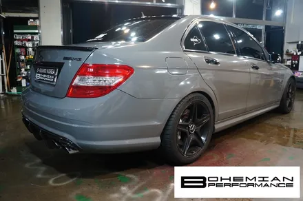 안산전체랩핑 벤츠C63amg 다크그레이 at 보헤미안 / 안산시 단원구 고잔동
