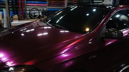 벤츠 a45amg 전체랩핑 에이버리 신컬러 펀퍼플 fun purple 보헤미안퍼포먼스 / 안산,시흥,화성