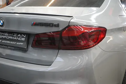 520d g30 테일램프 라이트 필름 스모그 + 도어 랩핑 재시공 / 안산,시흥,화성