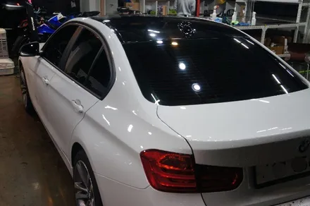 BMW320d 루프스킨+쫄대+사이드미러랩핑 안산 보헤미안퍼포먼스 / 안산시 단원구 고잔동