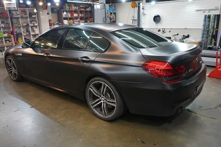 사틴 블랙 전체랩핑 bmw 640d 보헤미안퍼포먼스 / 안산,시흥,화성