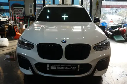bmw x3 그릴랩핑 + 사이드미러 커버 랩핑 / 안산,시흥,화성