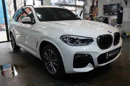 bmw x3 그릴랩핑 + 사이드미러 커버 랩핑 / 안산,시흥,화성