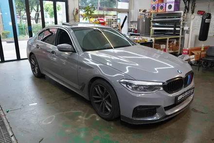 520d g30 테일램프 라이트 필름 스모그 + 도어 랩핑 재시공 / 안산,시흥,화성