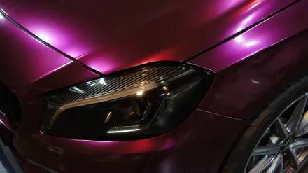벤츠 a45amg 전체랩핑 에이버리 신컬러 펀퍼플 fun purple 보헤미안퍼포먼스 / 안산,시흥,화성