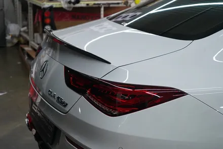 cla45amg 루프스킨 사이드미러커버+스포일러+앞범퍼포인트 랩핑 / 안산,시흥,화성