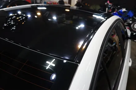 BMW320d 루프스킨+쫄대+사이드미러랩핑 안산 보헤미안퍼포먼스 / 안산시 단원구 고잔동