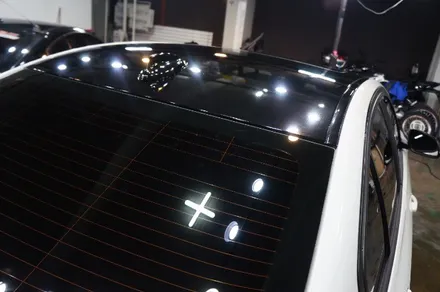 BMW320d 루프스킨+쫄대+사이드미러랩핑 안산 보헤미안퍼포먼스 / 안산시 단원구 고잔동