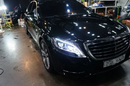 안산랩핑 벤츠 S클래스 S500 전체PPF 나노커버 시공! / 안산시 단원구 고잔동