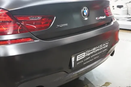 사틴 블랙 전체랩핑 bmw 640d 보헤미안퍼포먼스 / 안산,시흥,화성
