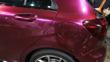벤츠 a45amg 전체랩핑 에이버리 신컬러 펀퍼플 fun purple 보헤미안퍼포먼스 / 안산,시흥,화성