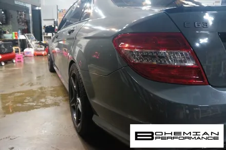 안산전체랩핑 벤츠C63amg 다크그레이 at 보헤미안 / 안산시 단원구 고잔동
