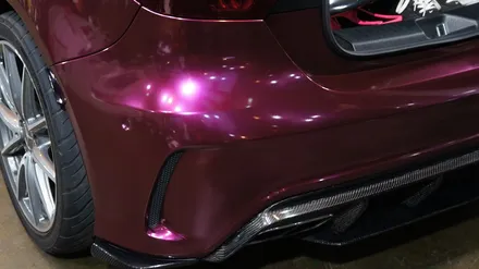 벤츠 a45amg 전체랩핑 에이버리 신컬러 펀퍼플 fun purple 보헤미안퍼포먼스 / 안산,시흥,화성