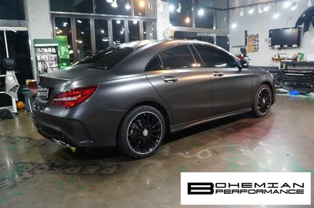 안산 전체랩핑CLA250 amg line 사틴펄네로 / 안산시 단원구 고잔동