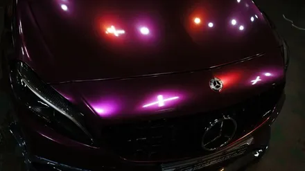 벤츠 a45amg 전체랩핑 에이버리 신컬러 펀퍼플 fun purple 보헤미안퍼포먼스 / 안산,시흥,화성
