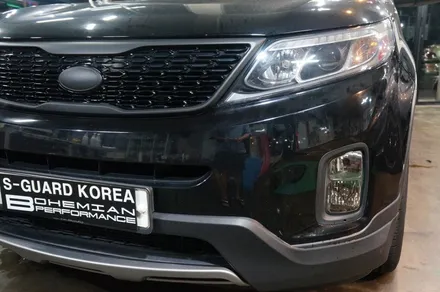 쏘렌토R 그릴 랩핑 블랙무광 안산 보헤미안 / 안산시 단원구 고잔동