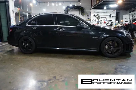 안산전체랩핑 벤츠C63amg 다크그레이 at 보헤미안 / 안산시 단원구 고잔동