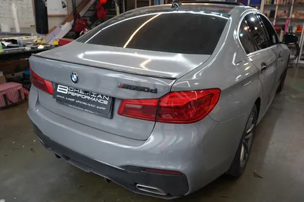 520d g30 테일램프 라이트 필름 스모그 + 도어 랩핑 재시공 / 안산,시흥,화성