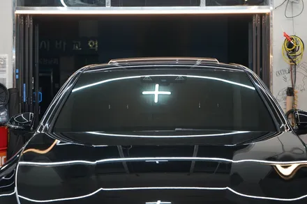 GLC 쿠페 썬팅 제거 재시공 블락포디 비바 안산 보헤미안퍼포먼스 / 안산,시흥,화성