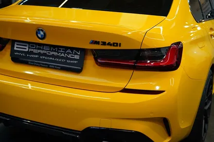 BMW M340i 다크 옐로우 전체랩핑 보헤미안의 시공방법과 순서 / 안산,시흥,화성