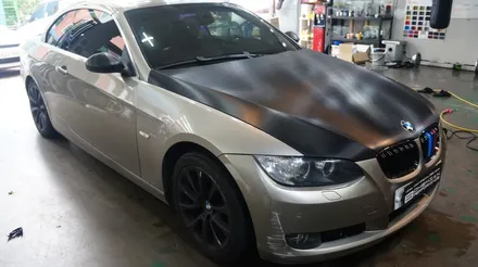 bmw 328i 컨버터블 본넷 카본랩핑 / 안산,시흥,화성