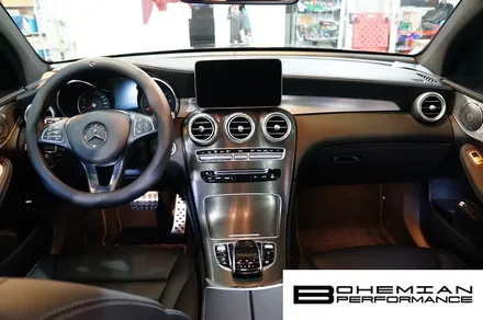 안산랩핑 GLC 220d 쿱 실내랩핑 블랙브러쉬드:) / 안산시 단원구 고잔동