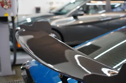 BMW M4 정품 카본 스포일러 PPF 보호필름 붙이기 / 안산,시흥,화성