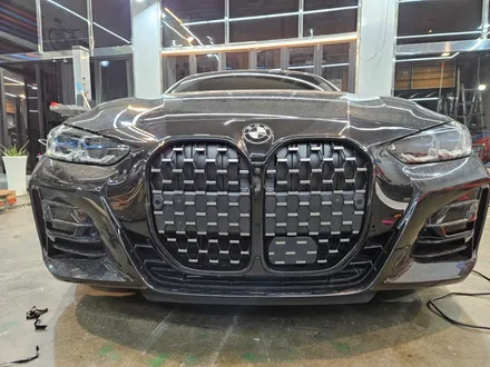 바디 그릴 랩핑 블랙 크롬 없애기 / BMW / 4시리즈 (G22) / 안산,시흥,화성
