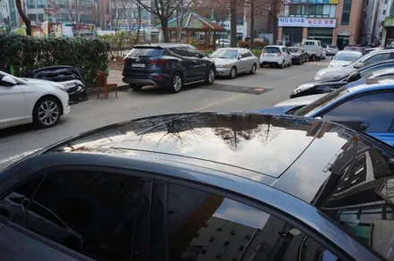 안산 아우디 A3 사이드미러 랩핑+루프스킨 / 안산시 단원구 고잔동