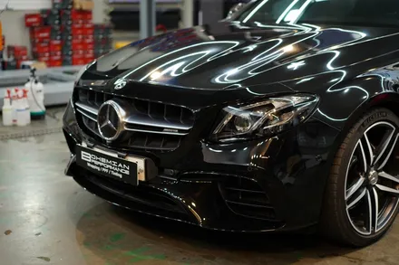 벤츠 e63 amg 앞범퍼 PPF 보험처리 안산 필름 전문점 / 안산,시흥,화성