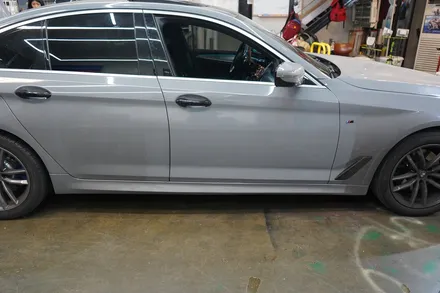 520d g30 테일램프 라이트 필름 스모그 + 도어 랩핑 재시공 / 안산,시흥,화성