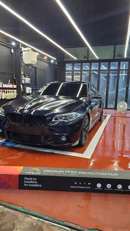 일산ppf bmw5시리즈 기존카본블랙에서 컬러체인지 칼라스 컬러ppf 로 분위기전환 해보기 / 경기 고양
