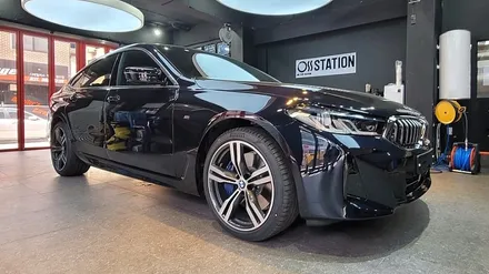 일산 신차패키지 BMW 6GT 솔라가드 프리미엄 틴팅 + 파이어볼 유리막 코팅 + 아우토슈첸 가죽코팅 + PPF 풀 패키지 시공으로 더욱 신차답게 - 일산 OSS STATION / 경기 고양