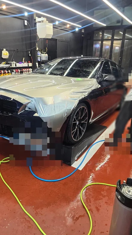 일산ppf bmw5시리즈 기존카본블랙에서 컬러체인지 칼라스 컬러ppf 로 분위기전환 해보기 / 경기 고양