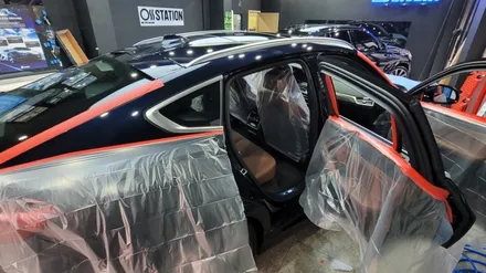 일산썬팅 bmw x6 40i 카본블랙 일산솔라가드 퀀텀 신차패키지 시공후기 / 경기 고양