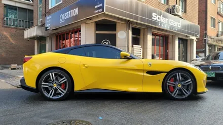 페라리 포르토피노 블랙PPF 루프스킨 시공하기 / 경기 고양