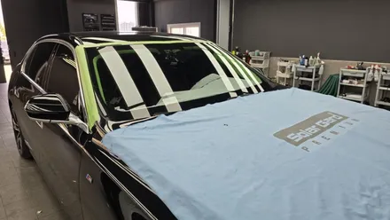 일산썬팅 전면썬팅 BMW i7 유리교체후 솔라가드LX 시공후기 / 경기 고양
