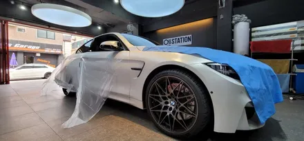 BMW M4 일산 지벤트 ZV90 썬팅 재시공하기 - 일산 썬팅, 윈도 틴팅 OSS STATION / 경기 고양