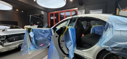 일산 썬팅 솔라가드 프리미엄 퀀텀 벤츠 CLA45 AMG 틴팅 시공하기 - OSS STATION / 경기 고양