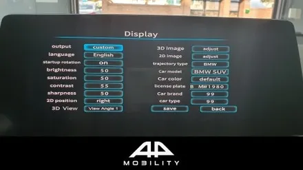 BMW X2 어라운드뷰 / 순정에 도전하는 화질, 연동성 3D 플러스뷰, 에스레이더 측후방감지기까지!
