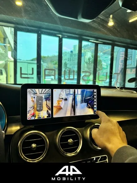 부산 벤츠 GLC 어라운드뷰 벤츠전용 플러스뷰 맥스프로 설치 장착시공 (RPM 카멀티샵 명륜본점 자동차튜닝샵)