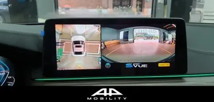 BMW 530e 어라운드뷰 차량훼손 없이 깔끔 설치, 순정기능연동 가능한 고화질 에이피모빌리티 슈퍼뷰